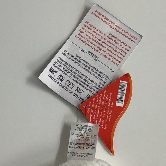 Aurora Rio White Mesh Skirt With Waist Tie New With Tags - Picture 6 of 6